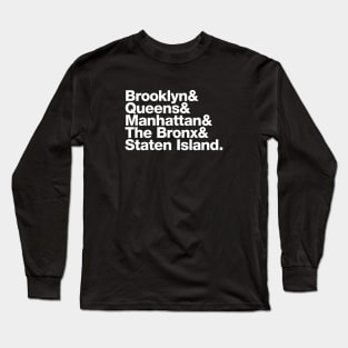 The Five Boroughs Long Sleeve T-Shirt